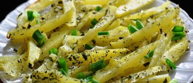 Диетическая картошка в духовке