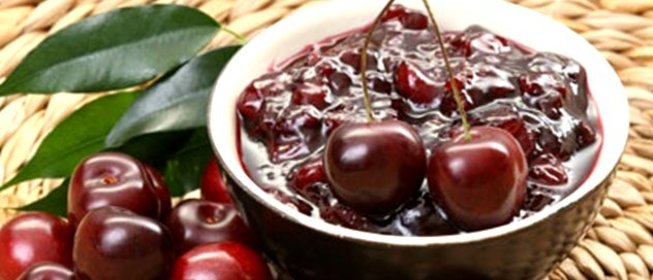 Варенье из черешни с арахисом