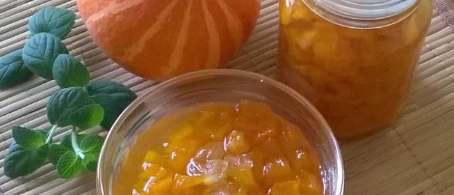 Варенье из тыквы с цитрусовым оттенком