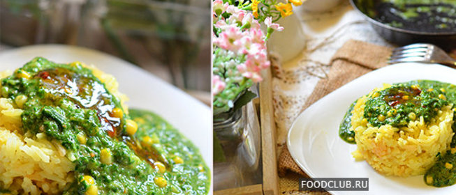 Соус со шпинатом