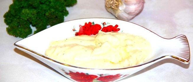 Белый соус для пиццы