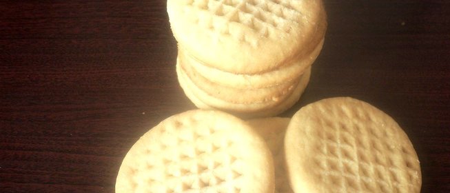 Песочное печенье к чаю