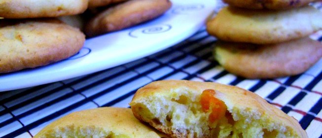 Печенье кукурузное с курагой