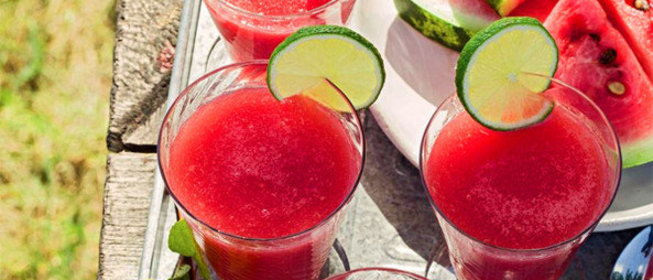 Арбузный коктейль с лаймом от Юлии Высоцкой