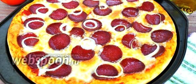 Пицца пепперони