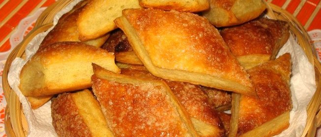 Сахарное творожное печенье