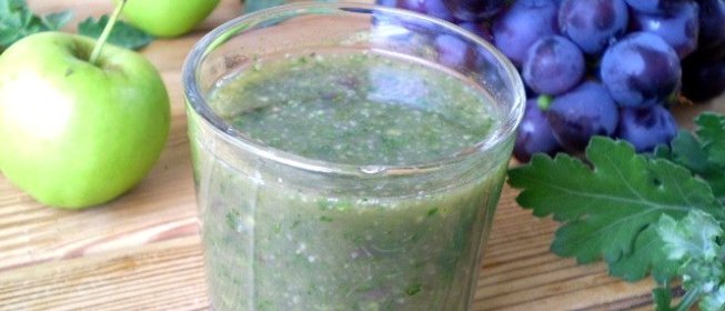 Зеленый коктейль для похудения