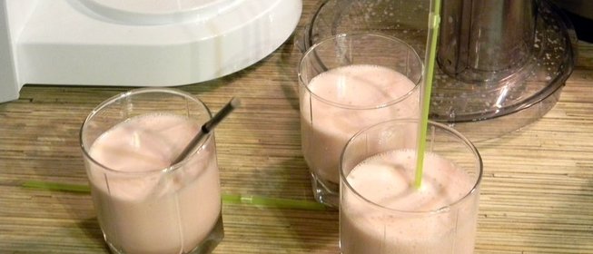 Густой коктейль с мороженым