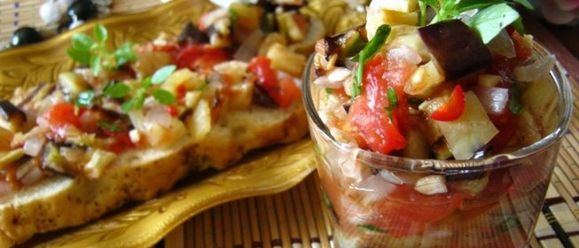 Баклажанная сальса