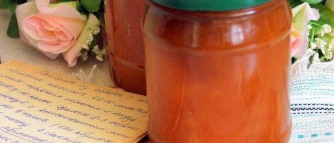 Густое абрикосовое варенье без косточек