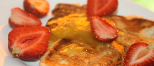 Цельнозерновые оладьи на кефире