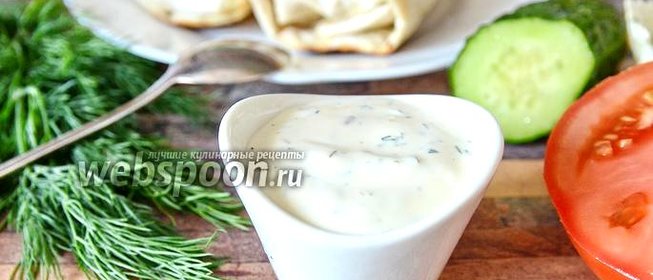 Чесночный соус для шаурмы