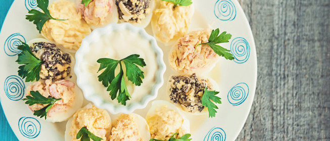 Фаршированные яйца