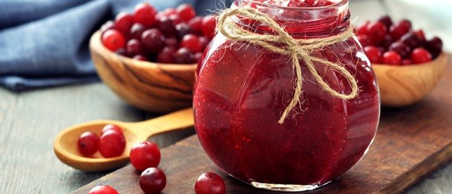 Варенье из клюквы без варки