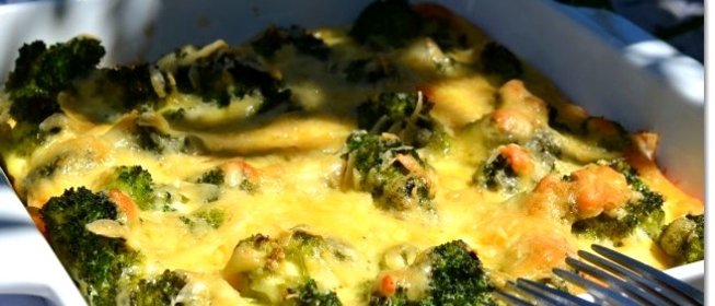 Запеканка из брокколи в духовке
