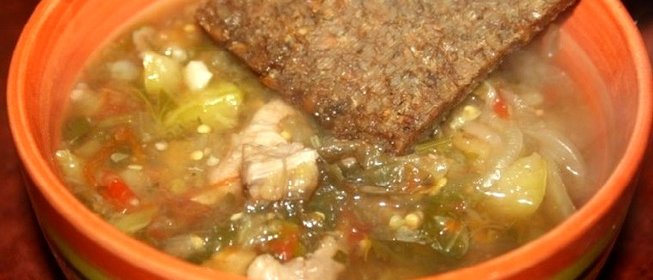 Рагу овощное с телятиной