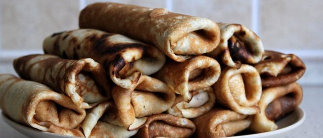 Сытные блинчики с начинкой