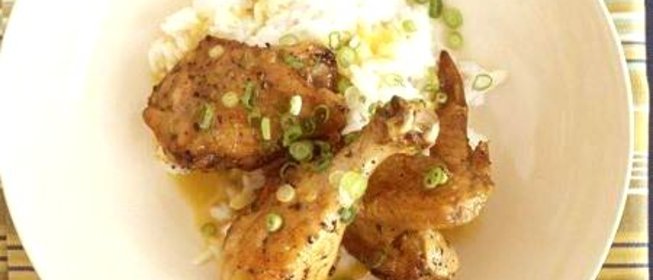 Курица в ананасовой глазури