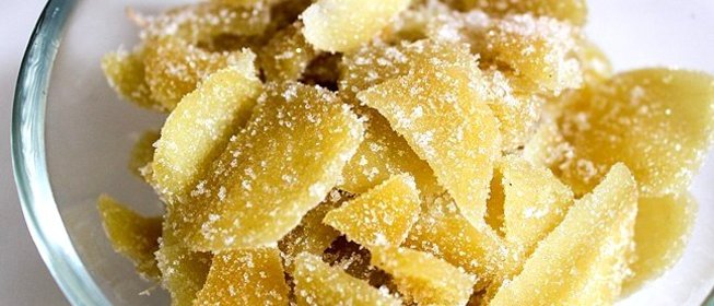 Цукаты из имбиря