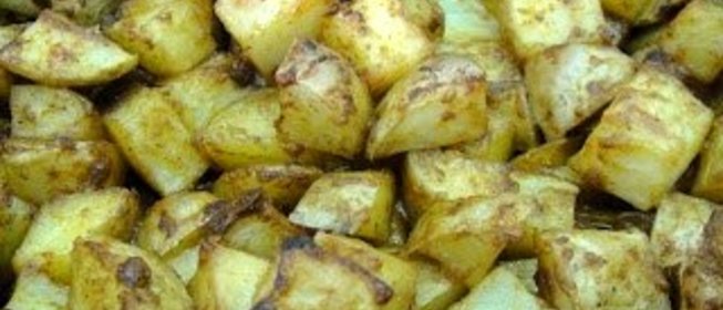 Картофель в духовке с пармезаном