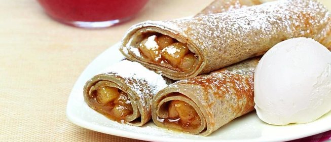 Бретонские блины с грушами