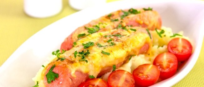 Сосиски с сыром