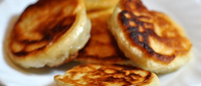 Постные оладьи на дрожжах