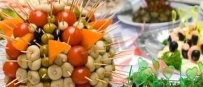 Закуска на шпажках