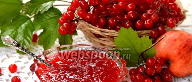 Джем из яблок и калины на зиму