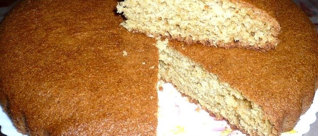 Постный манник на апельсиновом соке