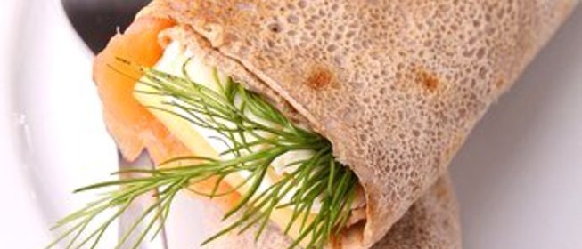 Тонкие гречневые блины