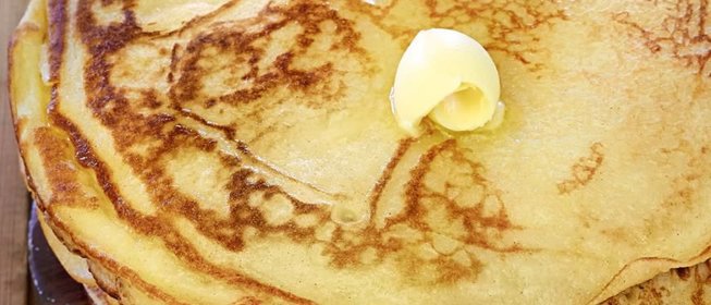 Пышные дрожжевые блины