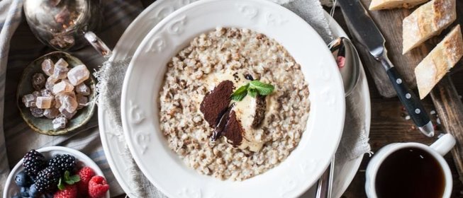 Гречневая каша с тирамису