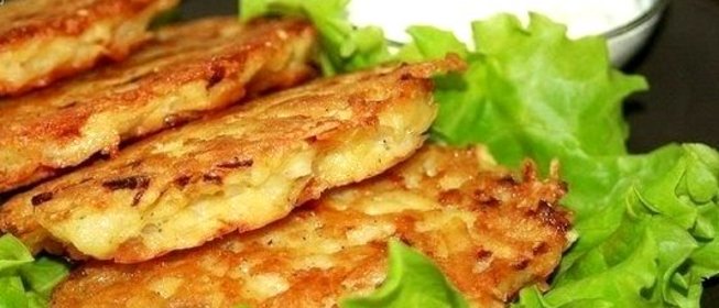 Картофельные драники с сыром