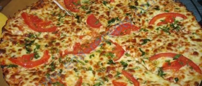 Картофельная пицца с грибами в духовке