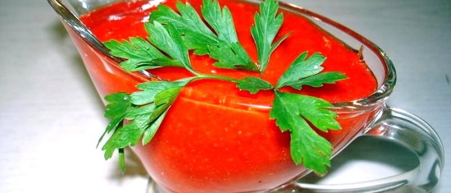 Соус острый из помидоров и перцев