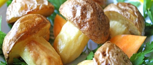 Грибочки из картошки
