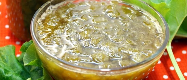 Варенье из ревеня