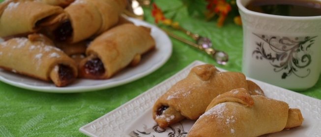 Рогалики с вареньем
