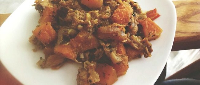 Тыква с индейкой