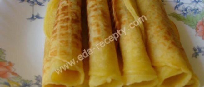 Вафельные трубочки с джемом