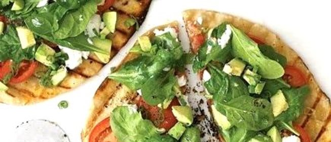 Овощная пицца на гриле