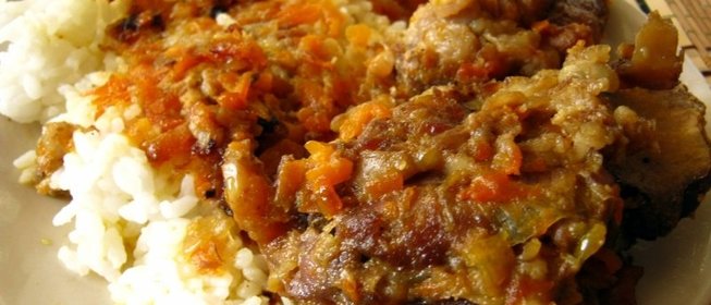 Рагу из свиных ребер