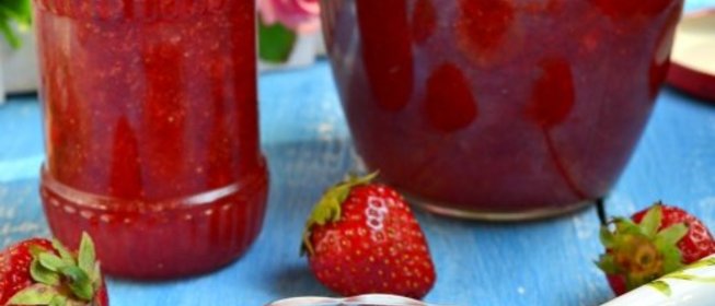 Клубничный джем без варки на зиму