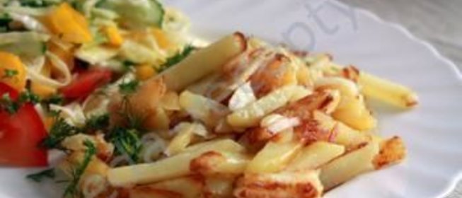 Картофель соломкой жареный