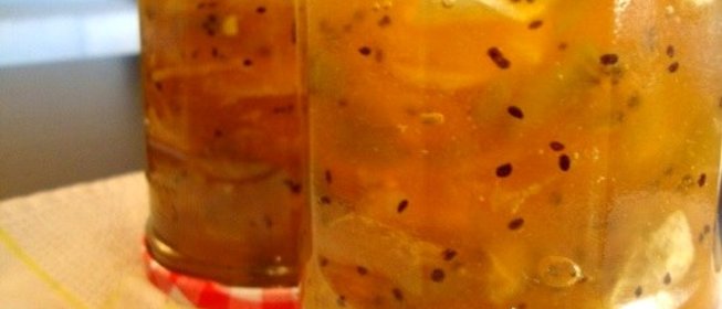 Варенье из киви и яблок