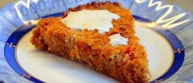 Запеканка из моркови