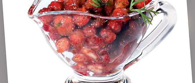Острая сальса из земляники с лаймом