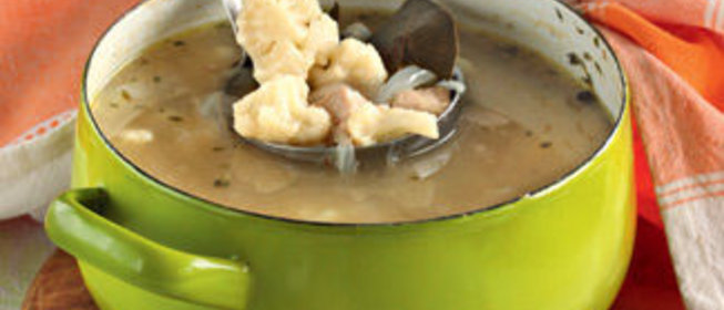 Суп из курицы и цветной капусты