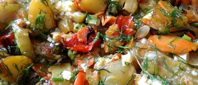 Овощное рагу в духовке